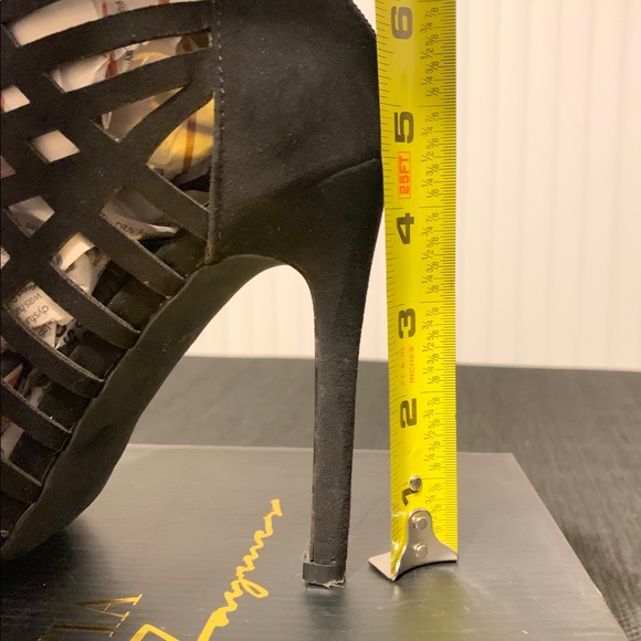 Black Suede Heels - Picture 5 of 6